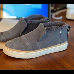Toms Leather Slip on sneakers